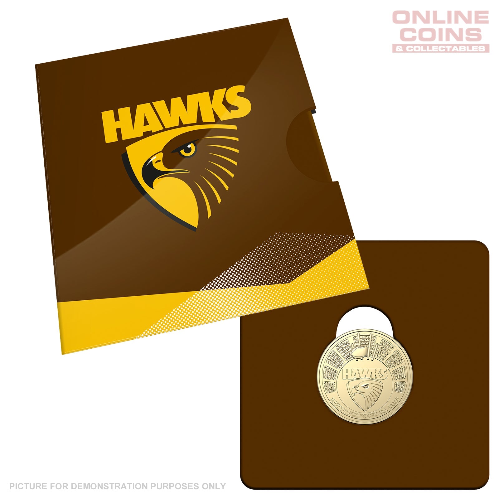 AFL 2024 $1 Uncirculated Coin - Hawthorne Hawks
